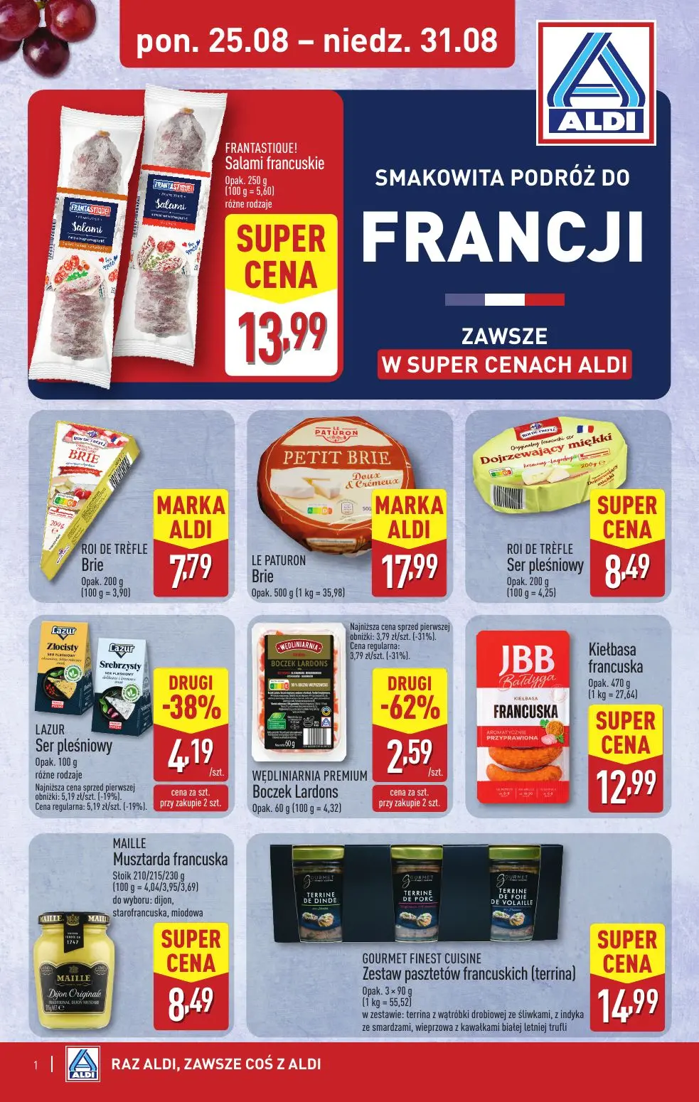 gazetka promocyjna ALDI Tydzień francuski 🥐 - Strona 1