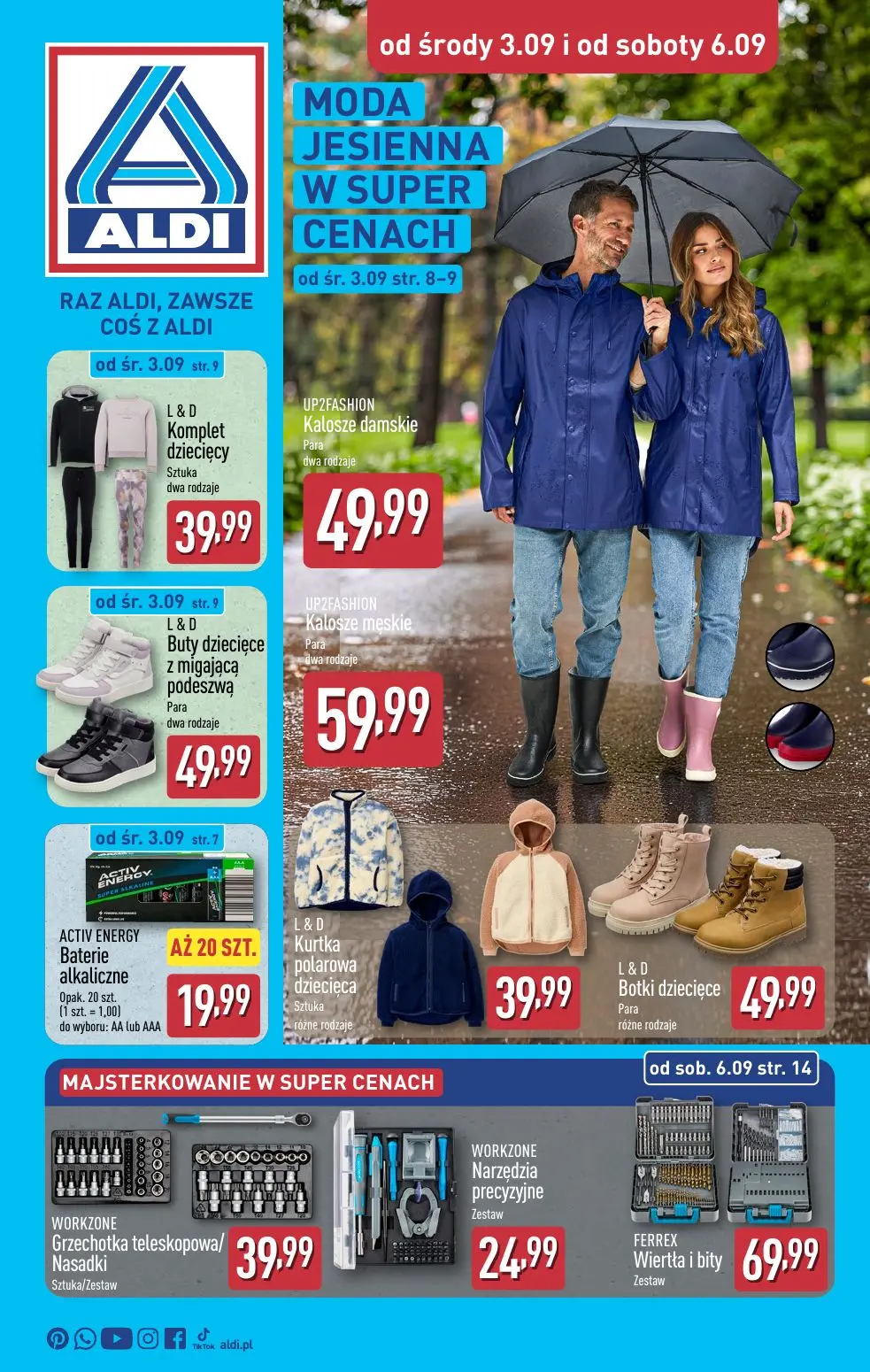 gazetka promocyjna ALDI Oferta od środy 3.09 - Strona 1