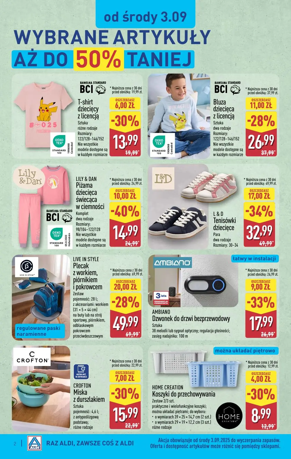 gazetka promocyjna ALDI Oferta od środy 3.09 - Strona 2