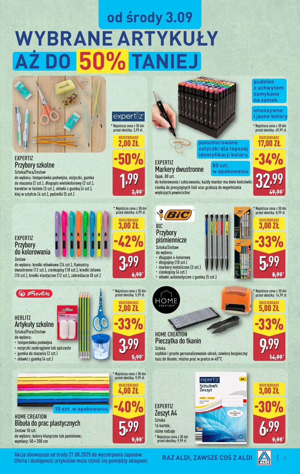 gazetka promocyjna ALDI Oferta od środy 3.09 - Strona 3
