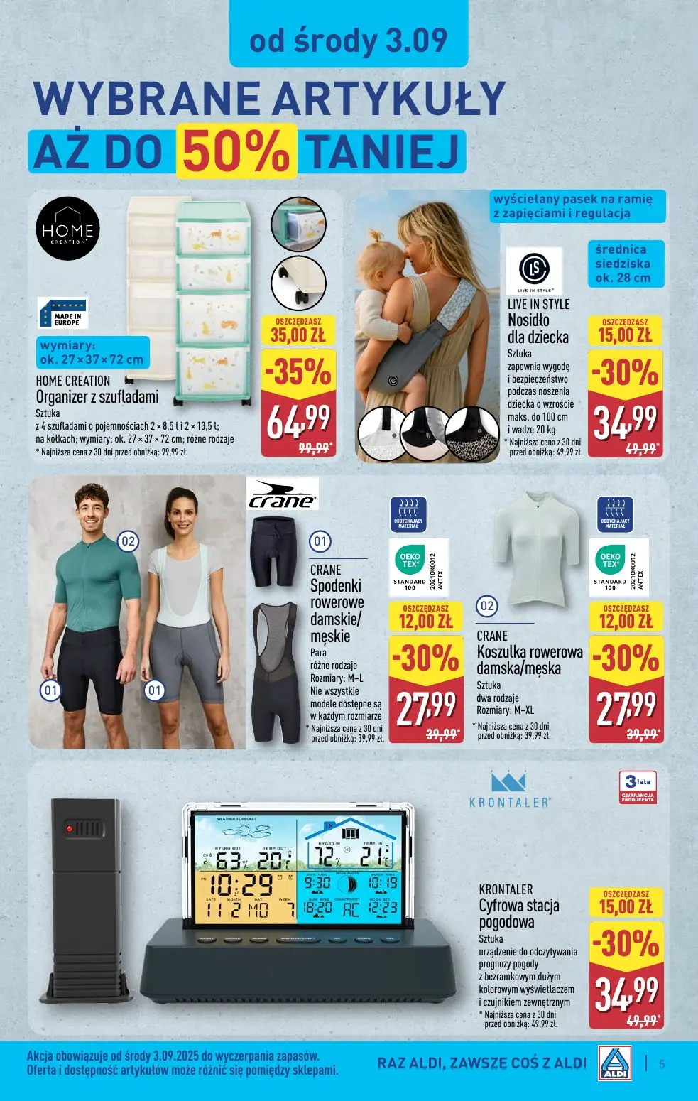 gazetka promocyjna ALDI Oferta od środy 3.09 - Strona 5