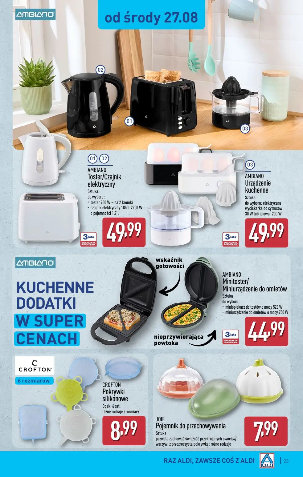 gazetka promocyjna ALDI Raz ALDI, zawsze coś z ALDI - Strona 23
