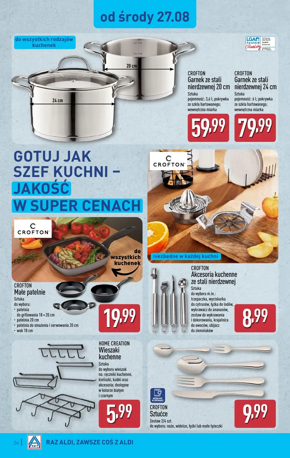 gazetka promocyjna ALDI Raz ALDI, zawsze coś z ALDI - Strona 24