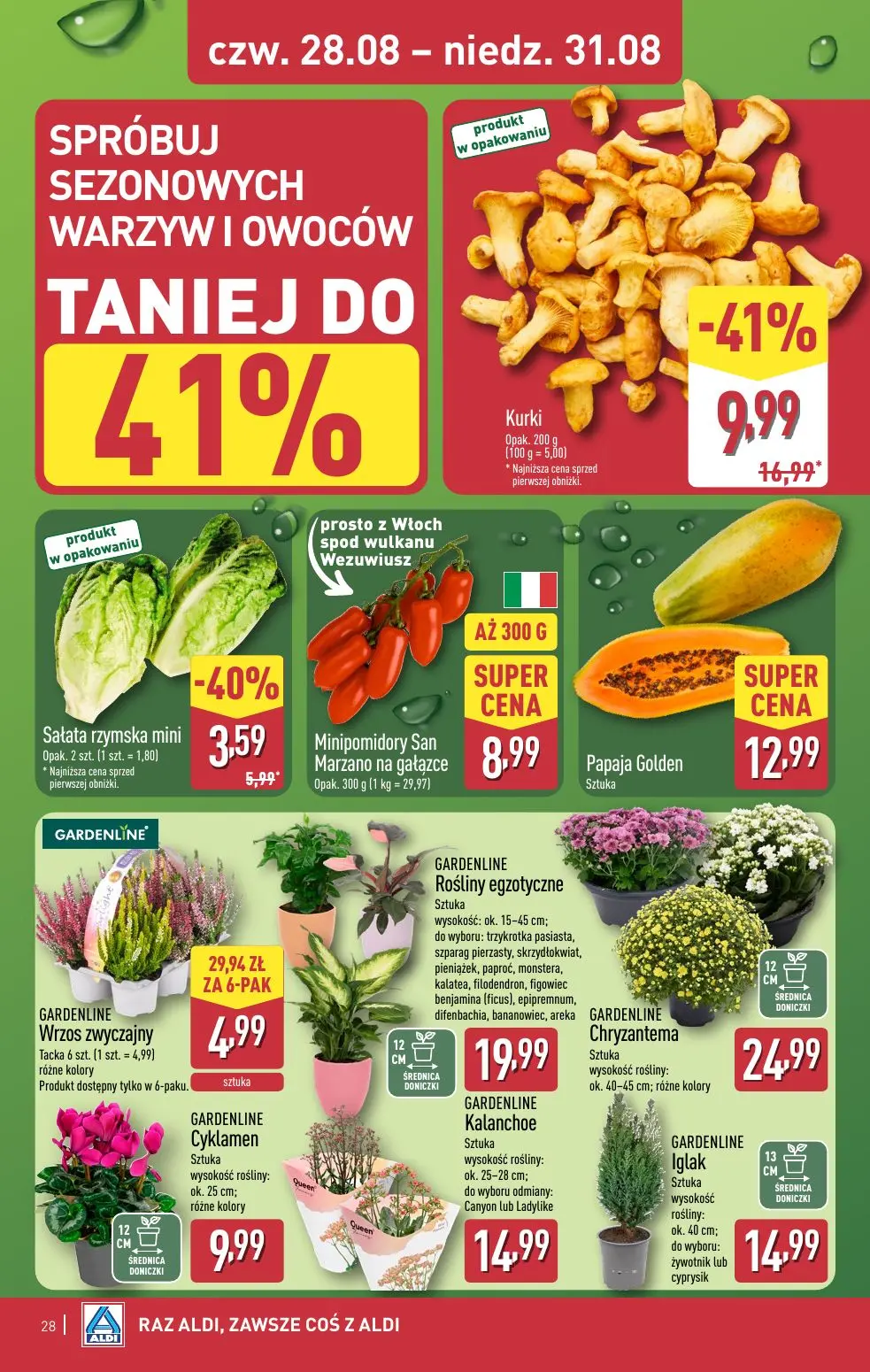 gazetka promocyjna ALDI Raz ALDI, zawsze coś z ALDI - Strona 28