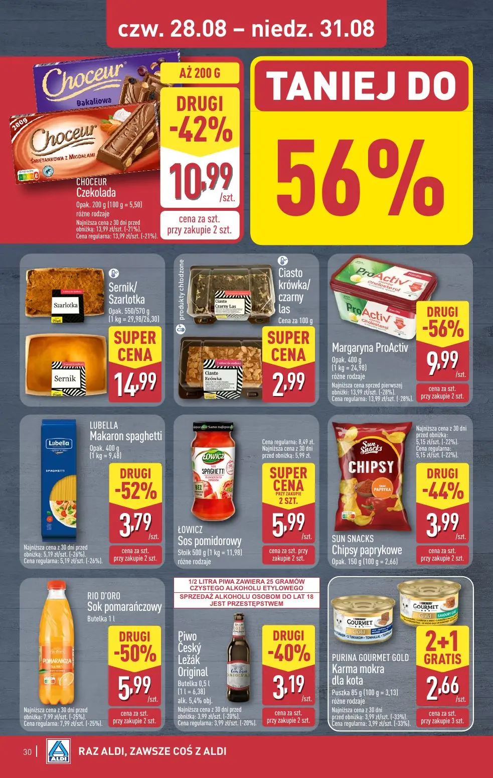 gazetka promocyjna ALDI Raz ALDI, zawsze coś z ALDI - Strona 30
