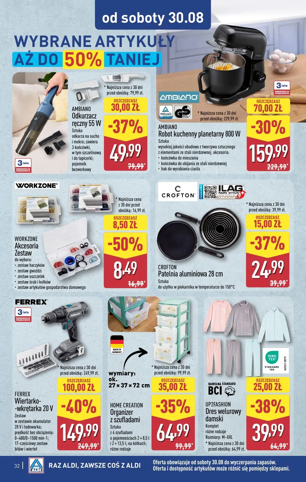 gazetka promocyjna ALDI Raz ALDI, zawsze coś z ALDI - Strona 32
