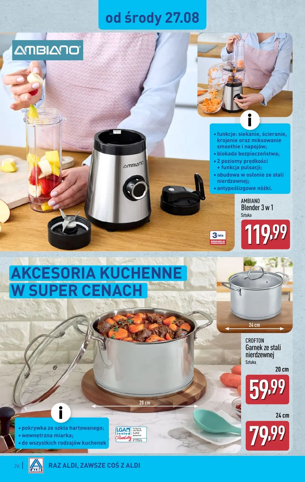 gazetka promocyjna ALDI Raz ALDI, zawsze coś z ALDI - Strona 26