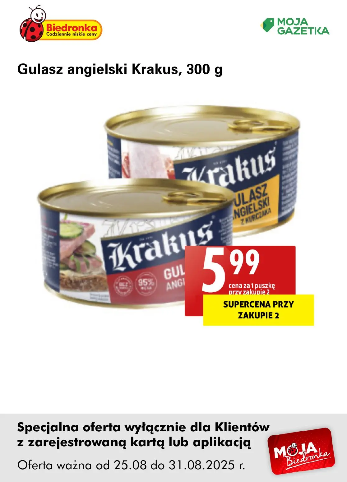 gazetka promocyjna Biedronka Oferta z kartą Moja Biedronka - Strona 21