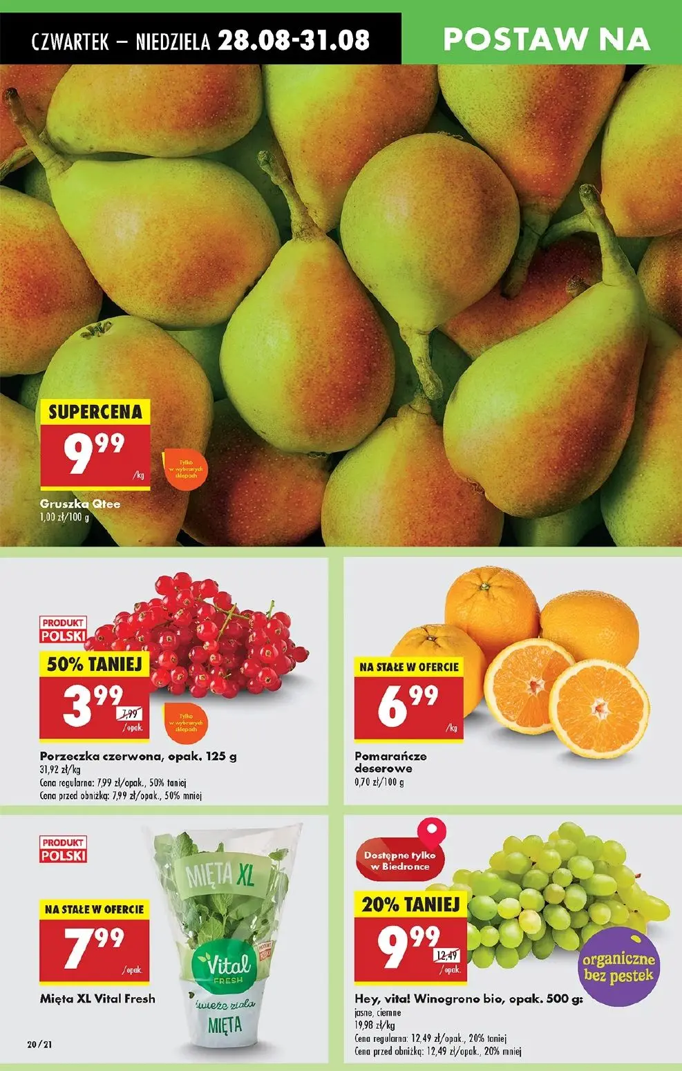 gazetka promocyjna Biedronka Od czwartku - lada tradycyjna - Strona 20