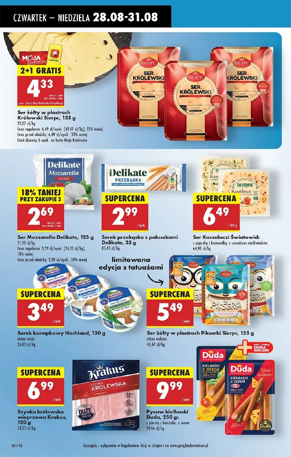 gazetka promocyjna Biedronka Od czwartku - lada tradycyjna - Strona 46