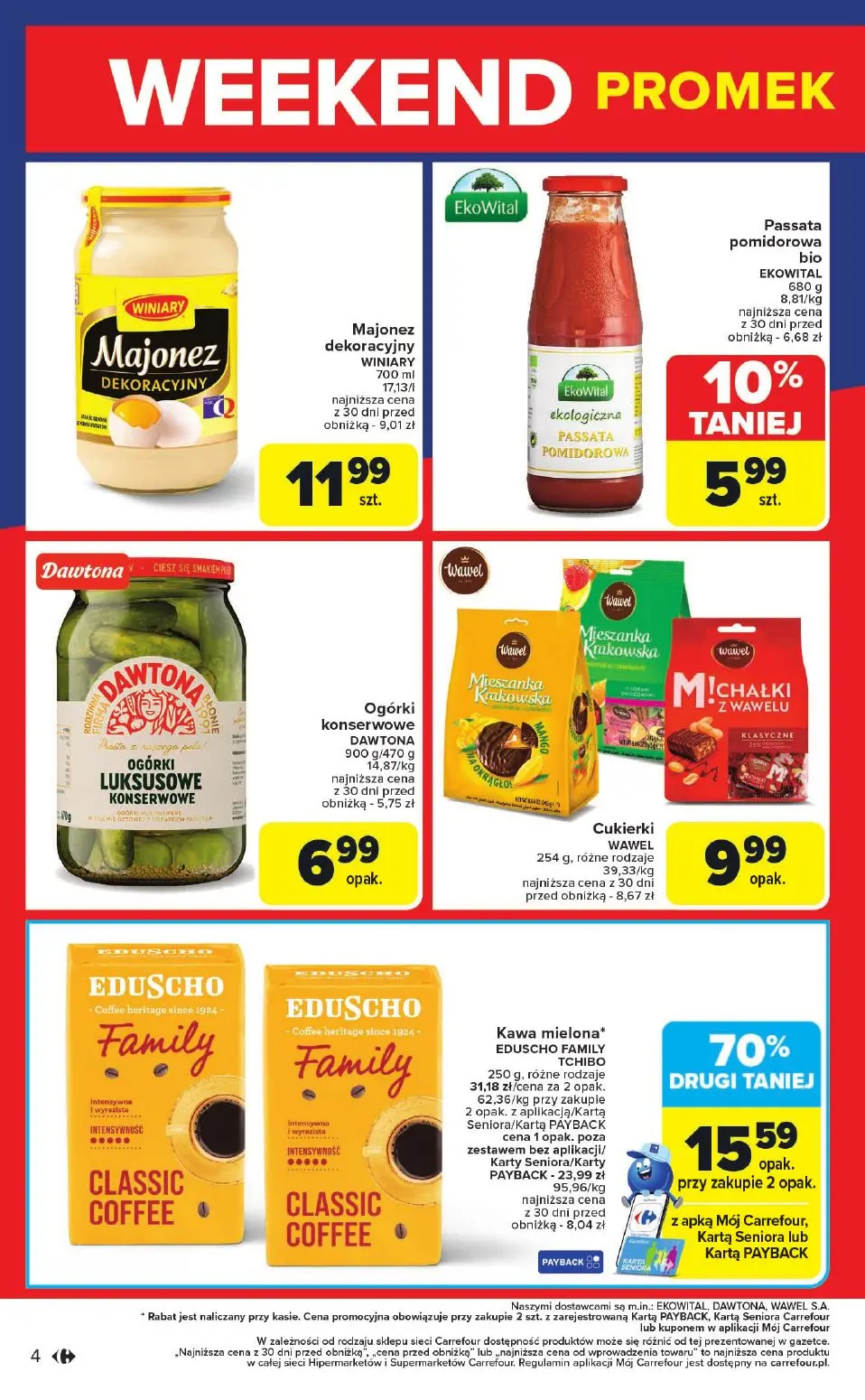 gazetka promocyjna Carrefour Market Weekend od czwartku - Strona 4