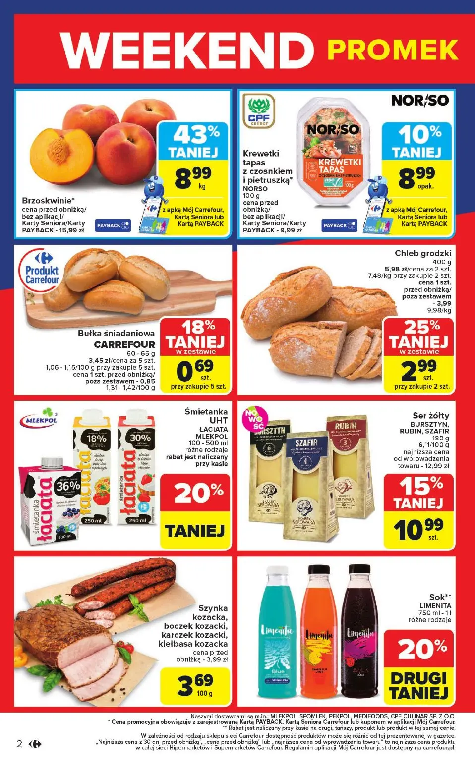 gazetka promocyjna Carrefour Weekend od czwartku - Strona 2
