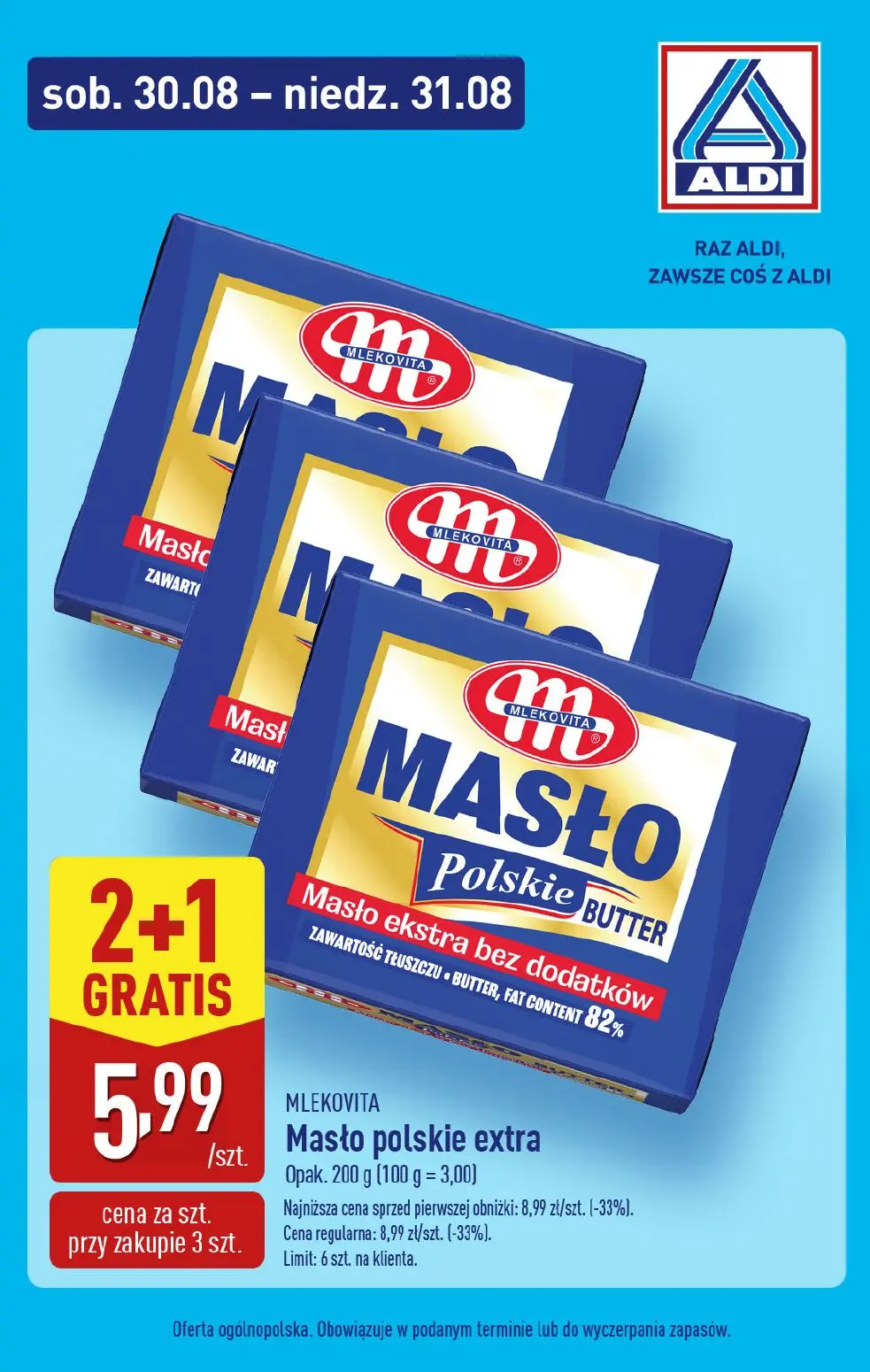 gazetka promocyjna ALDI Promocje na sobotę i niedzielę - Strona 1