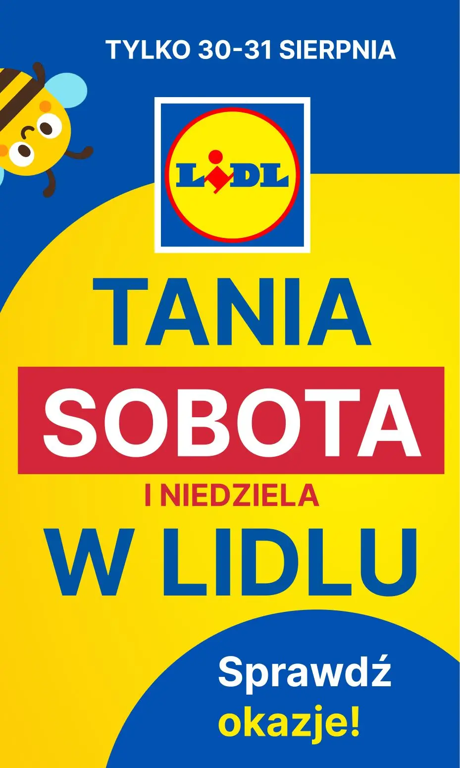 gazetka promocyjna LIDL Tania sobota i niedziela - Strona 1