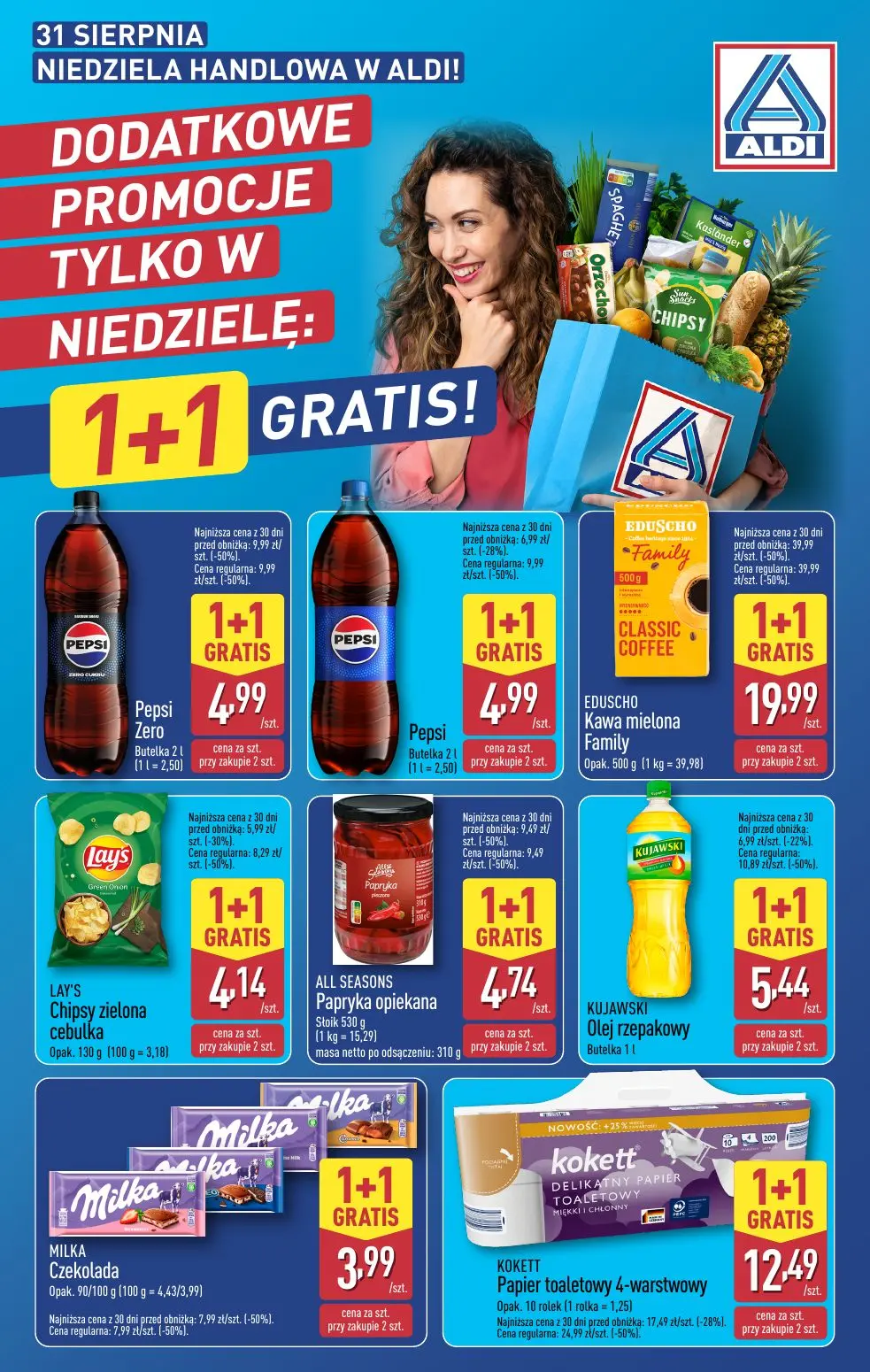 gazetka promocyjna ALDI Tylko w NIEDZIELĘ - Strona 1