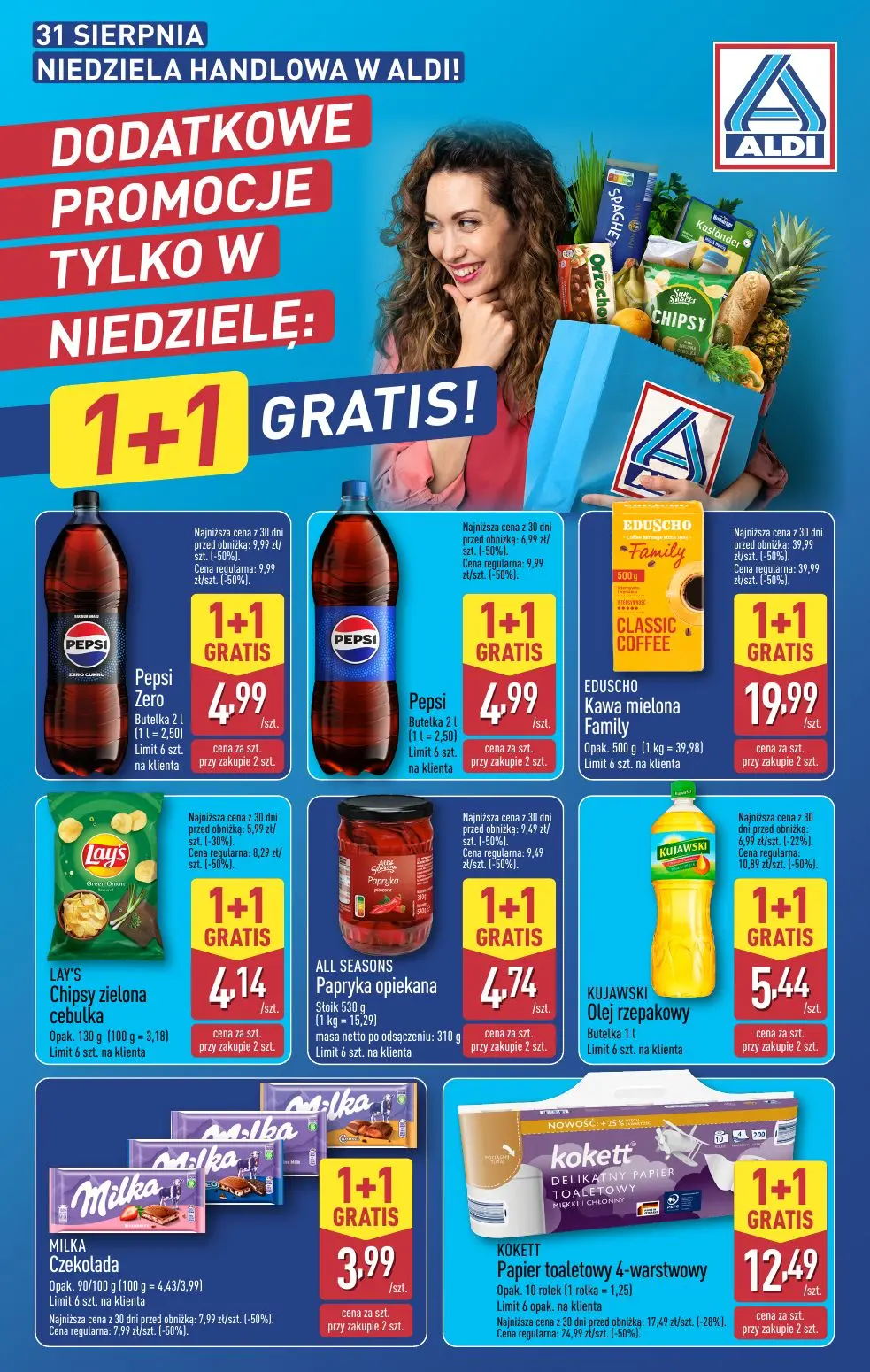 gazetka promocyjna ALDI Tylko w NIEDZIELĘ - Strona 1