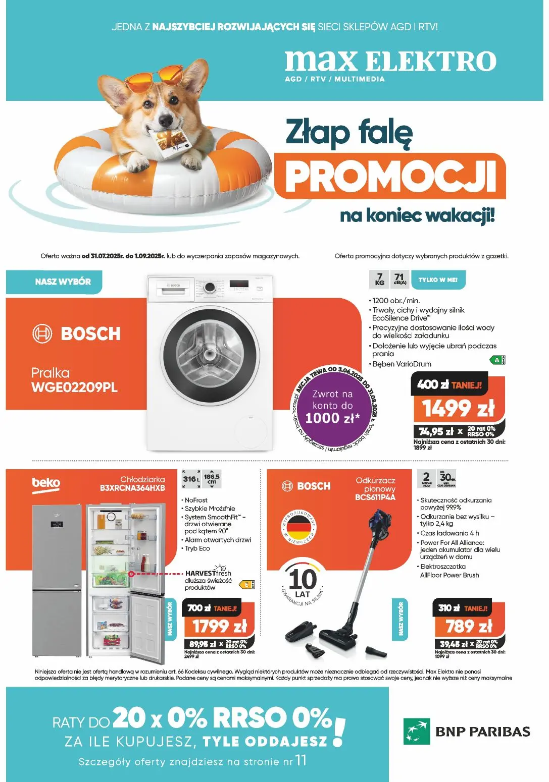 gazetka promocyjna max ELEKTRO Złap falę promocji - Strona 1