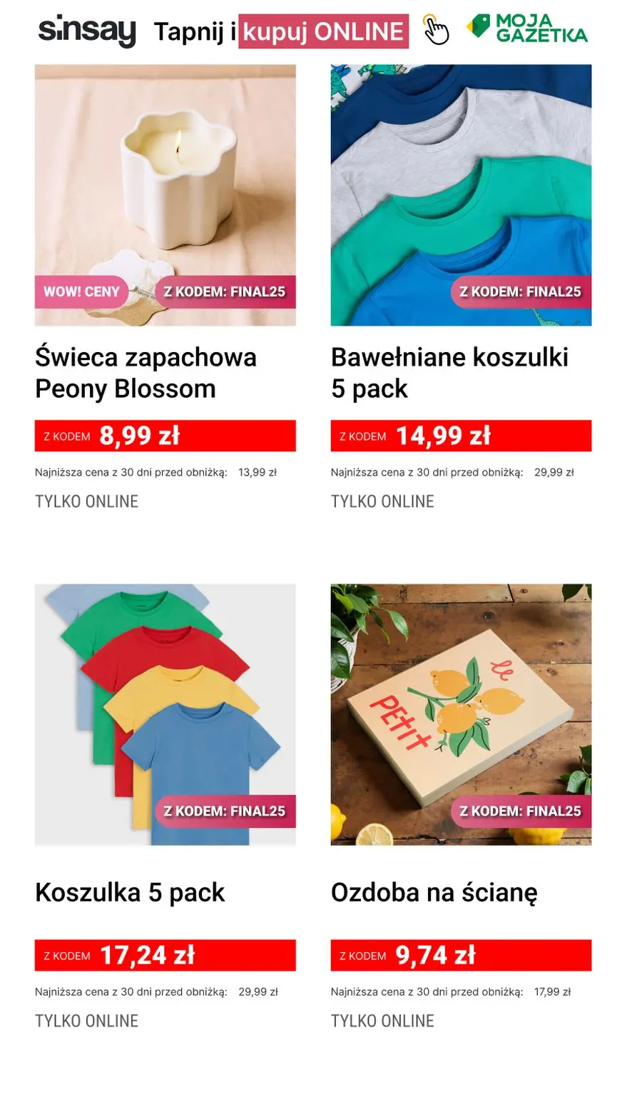 gazetka promocyjna Sinsay Extra 25%! - Strona 5