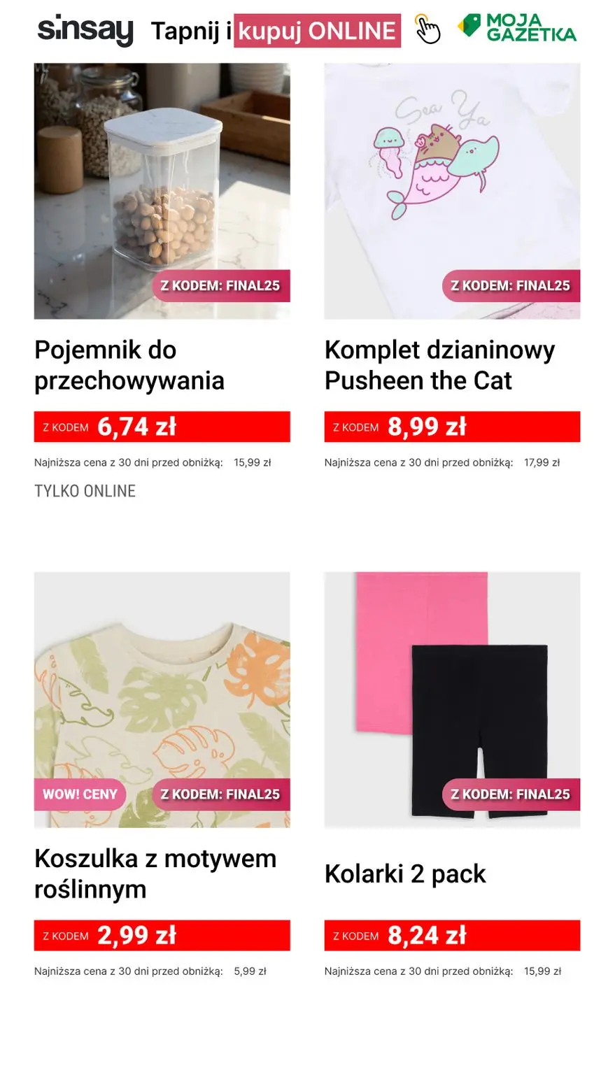 gazetka promocyjna Sinsay Extra 25%! - Strona 6