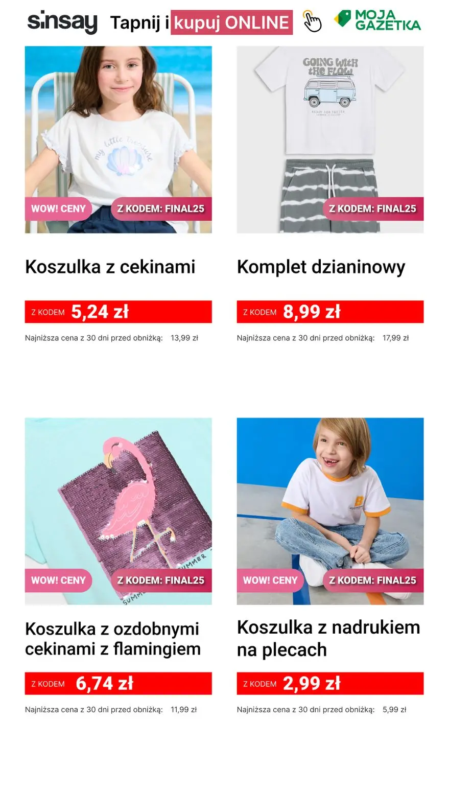 gazetka promocyjna Sinsay Extra 25%! - Strona 8