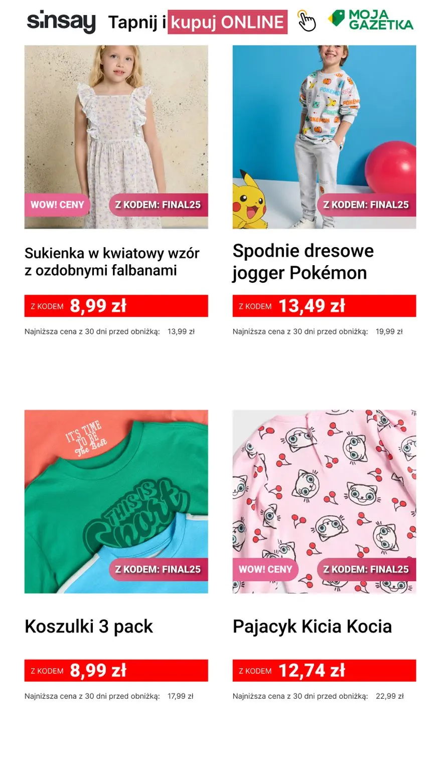 gazetka promocyjna Sinsay Extra 25%! - Strona 9