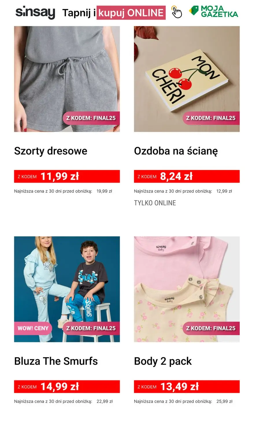 gazetka promocyjna Sinsay Extra 25%! - Strona 11