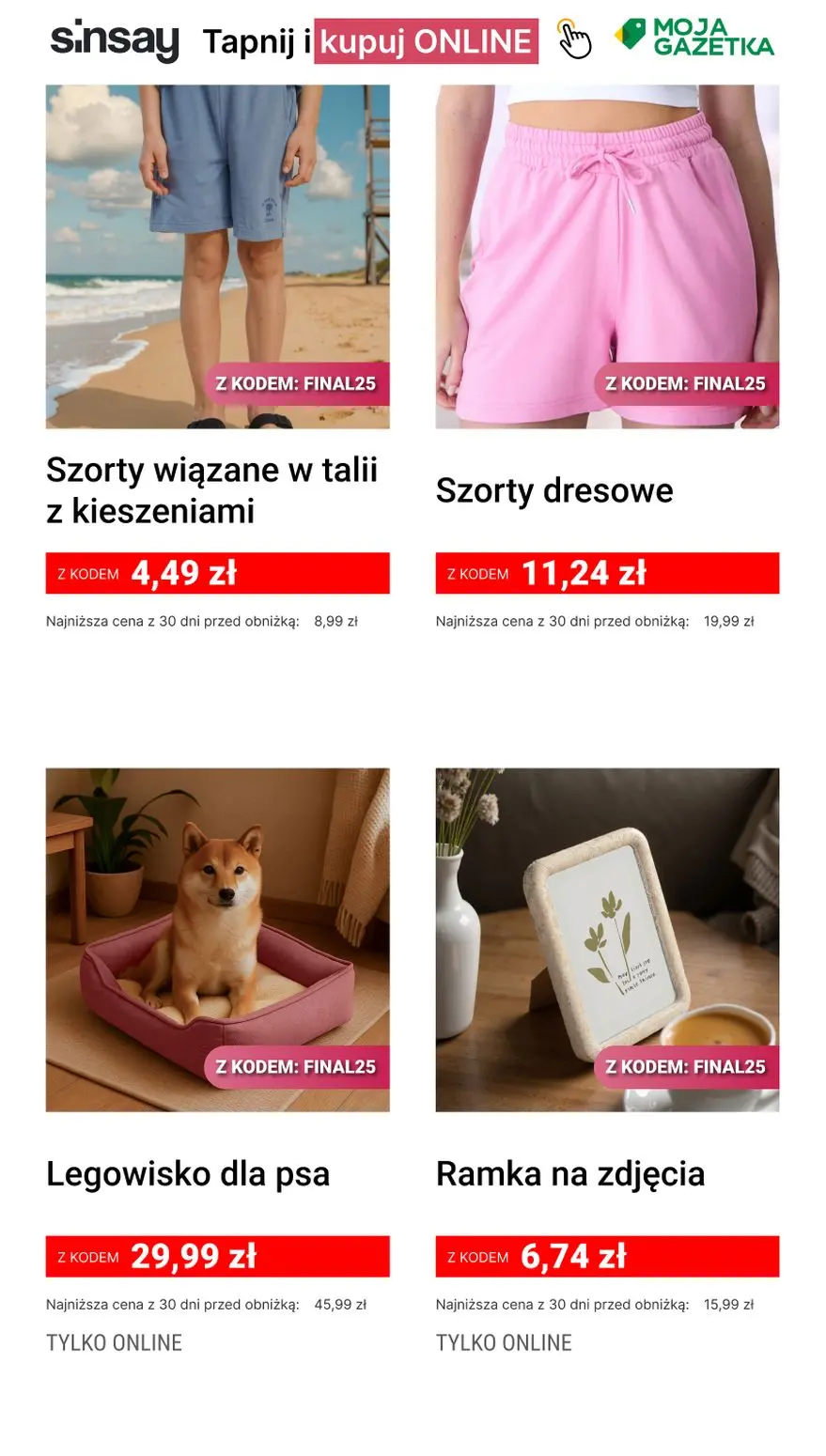 gazetka promocyjna Sinsay Extra 25%! - Strona 12