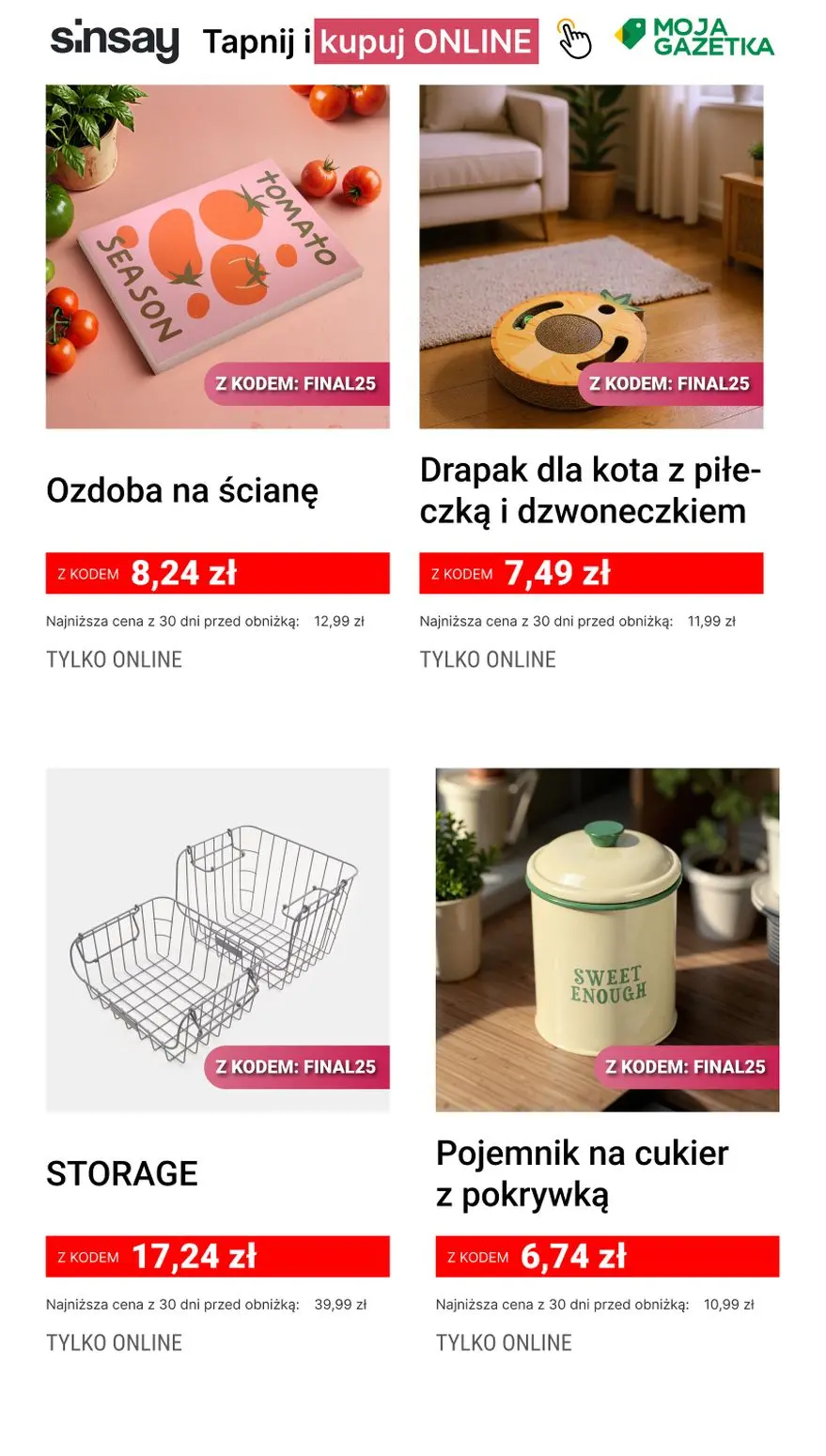gazetka promocyjna Sinsay Extra 25%! - Strona 13