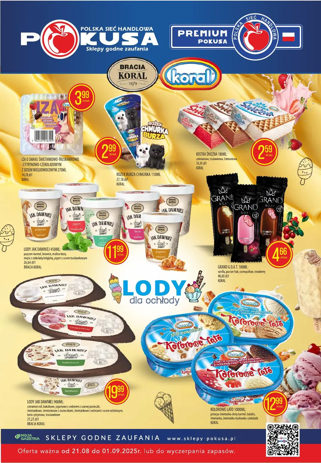 gazetka promocyjna Pokusa Lody dla ochłody - Strona 1