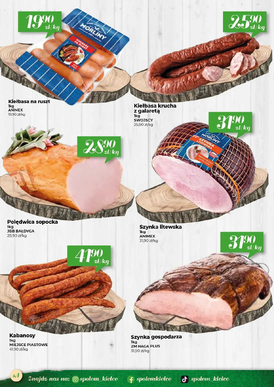 gazetka promocyjna Społem Kielce Jakość wyższa od ceny - Strona 4