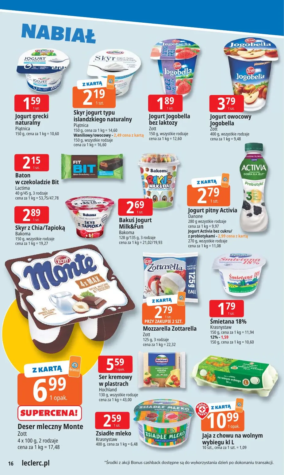 gazetka promocyjna E.Leclerc Tanio to tu! - Strona 16