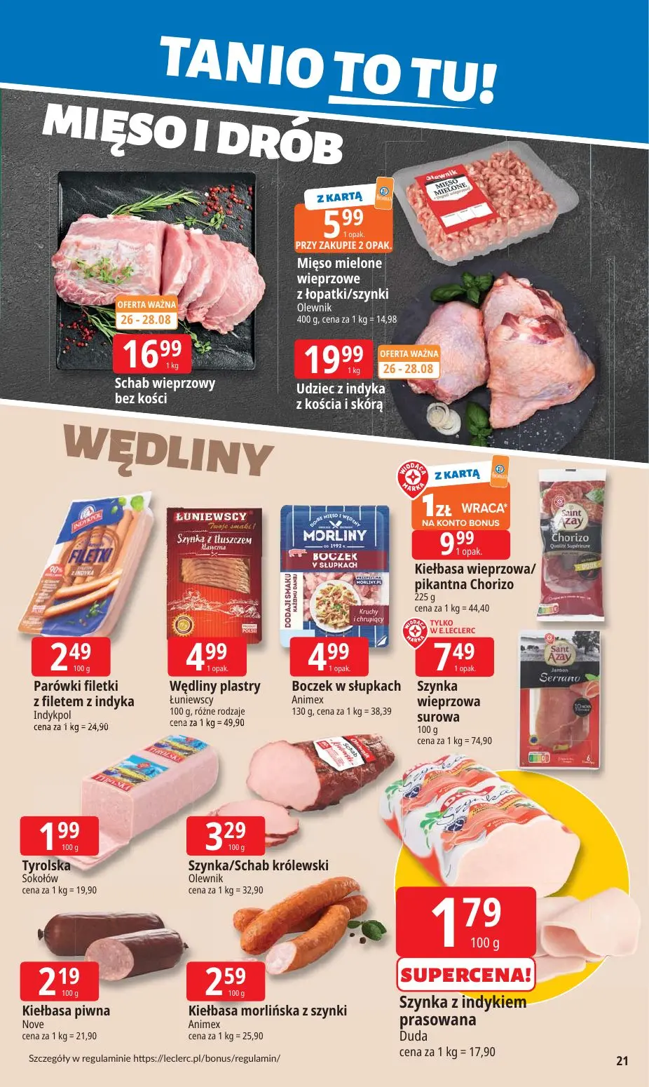 gazetka promocyjna E.Leclerc Tanio to tu! - Strona 21