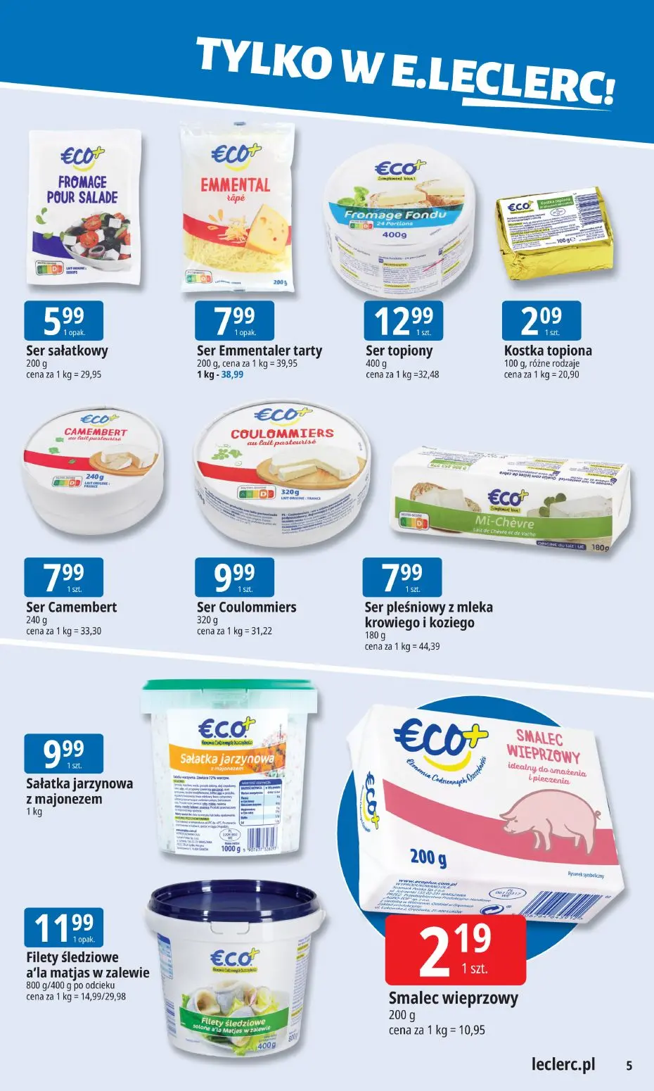 gazetka promocyjna E.Leclerc Tanio to tu!  - Strona 5