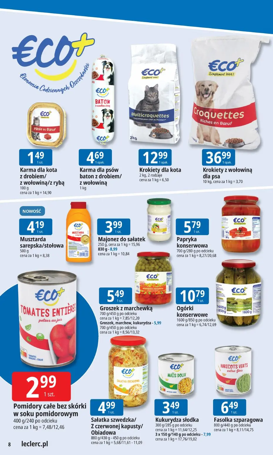 gazetka promocyjna E.Leclerc Tanio to tu!  - Strona 8