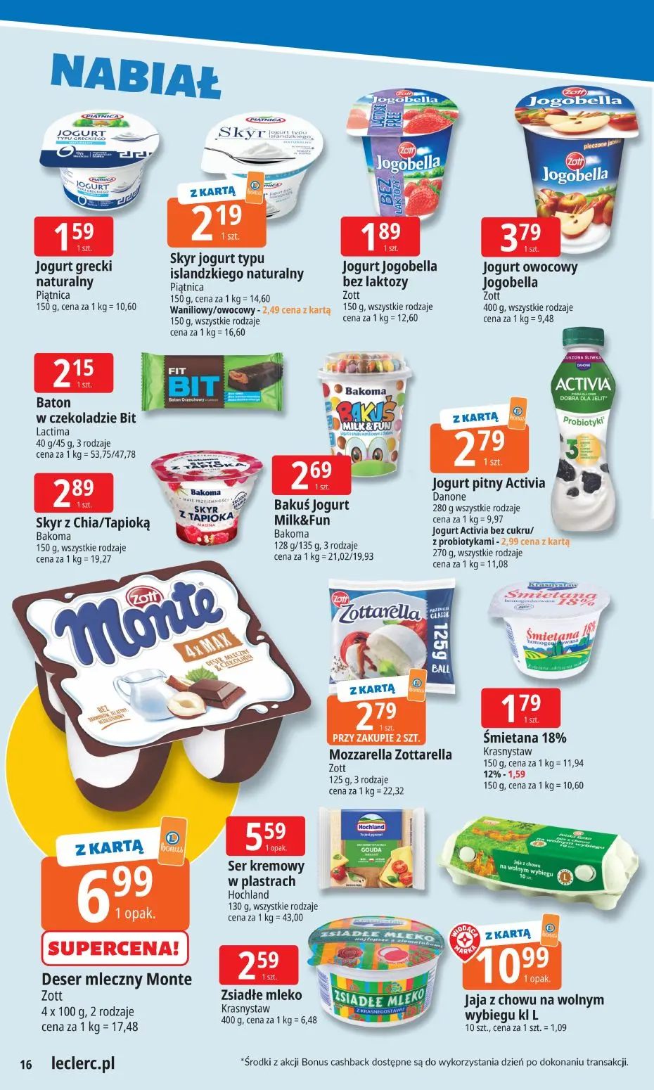 gazetka promocyjna E.Leclerc Tanio to tu!  - Strona 16