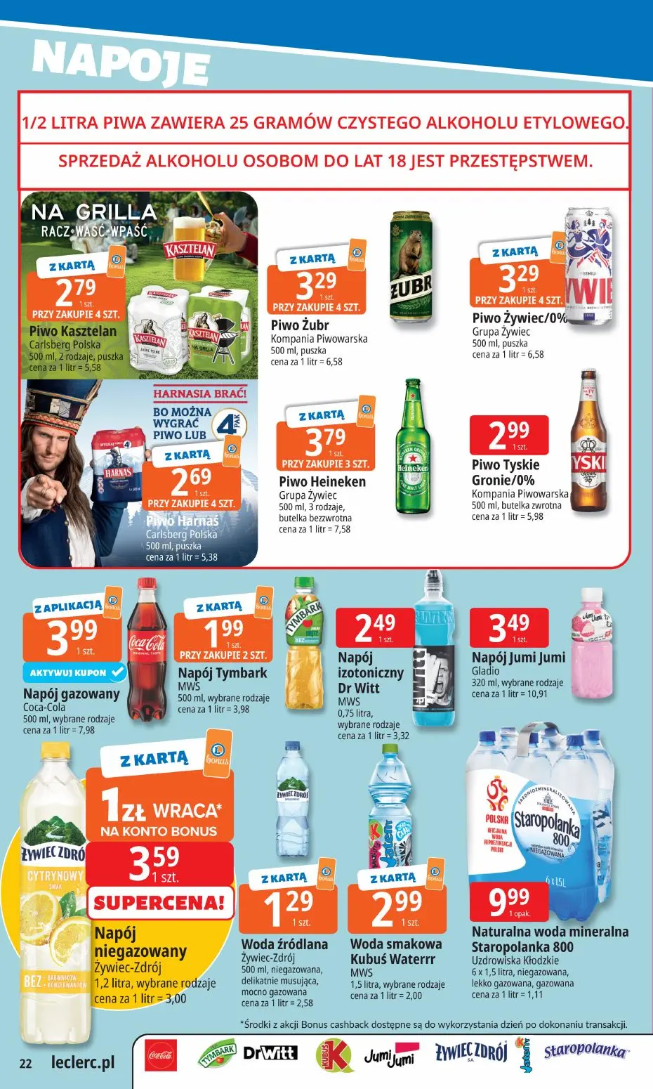 gazetka promocyjna E.Leclerc Tanio to tu!  - Strona 22