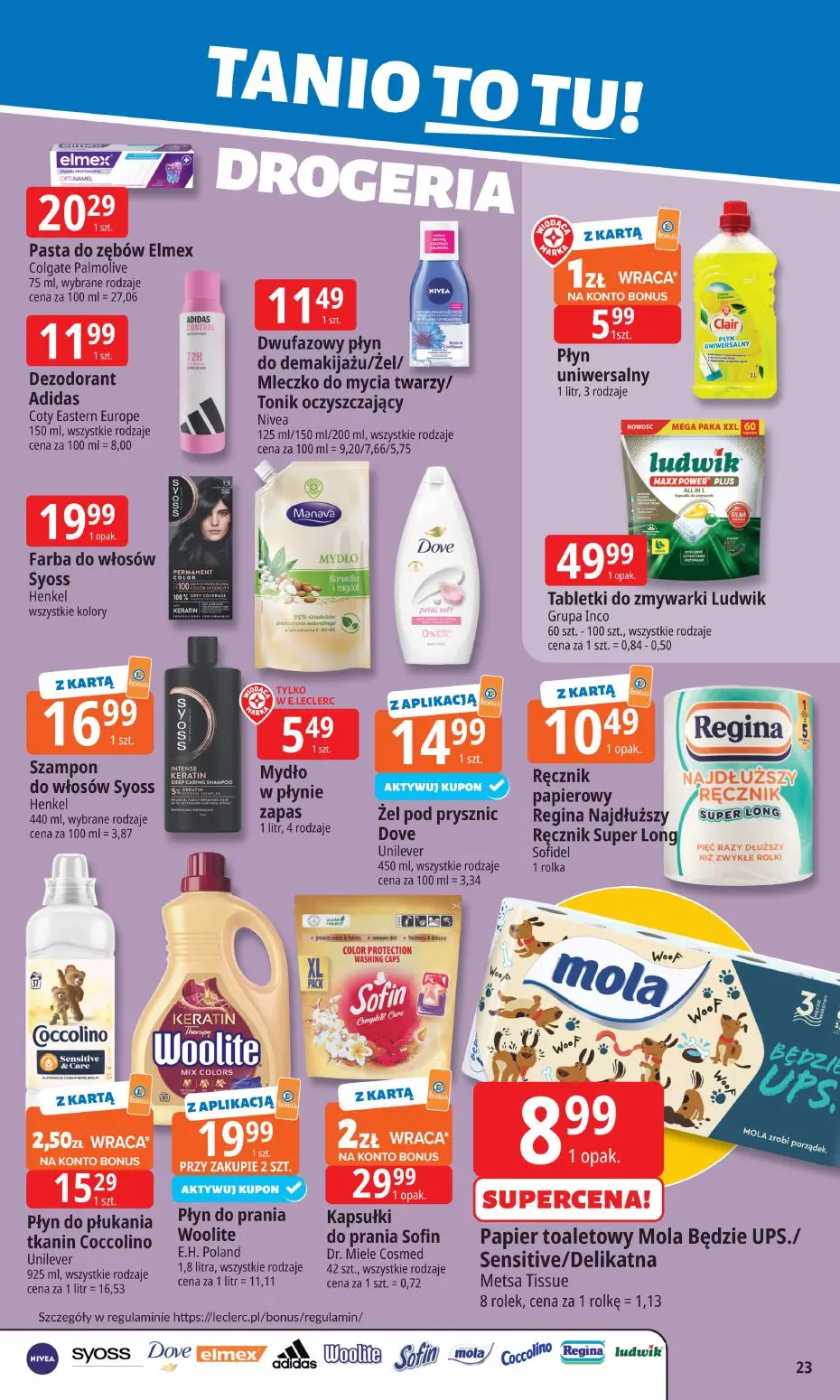 gazetka promocyjna E.Leclerc Tanio to tu!  - Strona 23