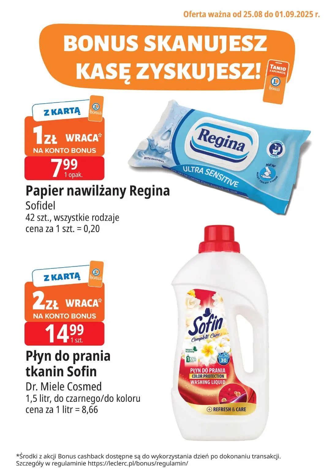 gazetka promocyjna E.Leclerc Bonus skanujesz kasę zyskujesz! - Strona 2