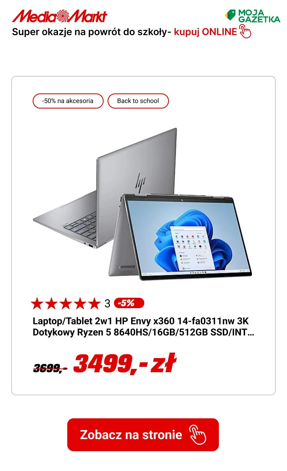 gazetka promocyjna Media Markt Super oferty na BACK to SCHOOL! Skorzystaj już teraz - Strona 2