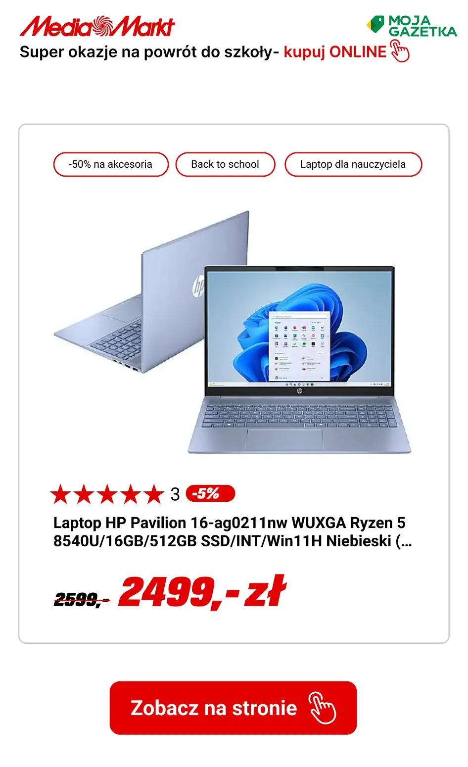 gazetka promocyjna Media Markt Super oferty na BACK to SCHOOL! Skorzystaj już teraz - Strona 4