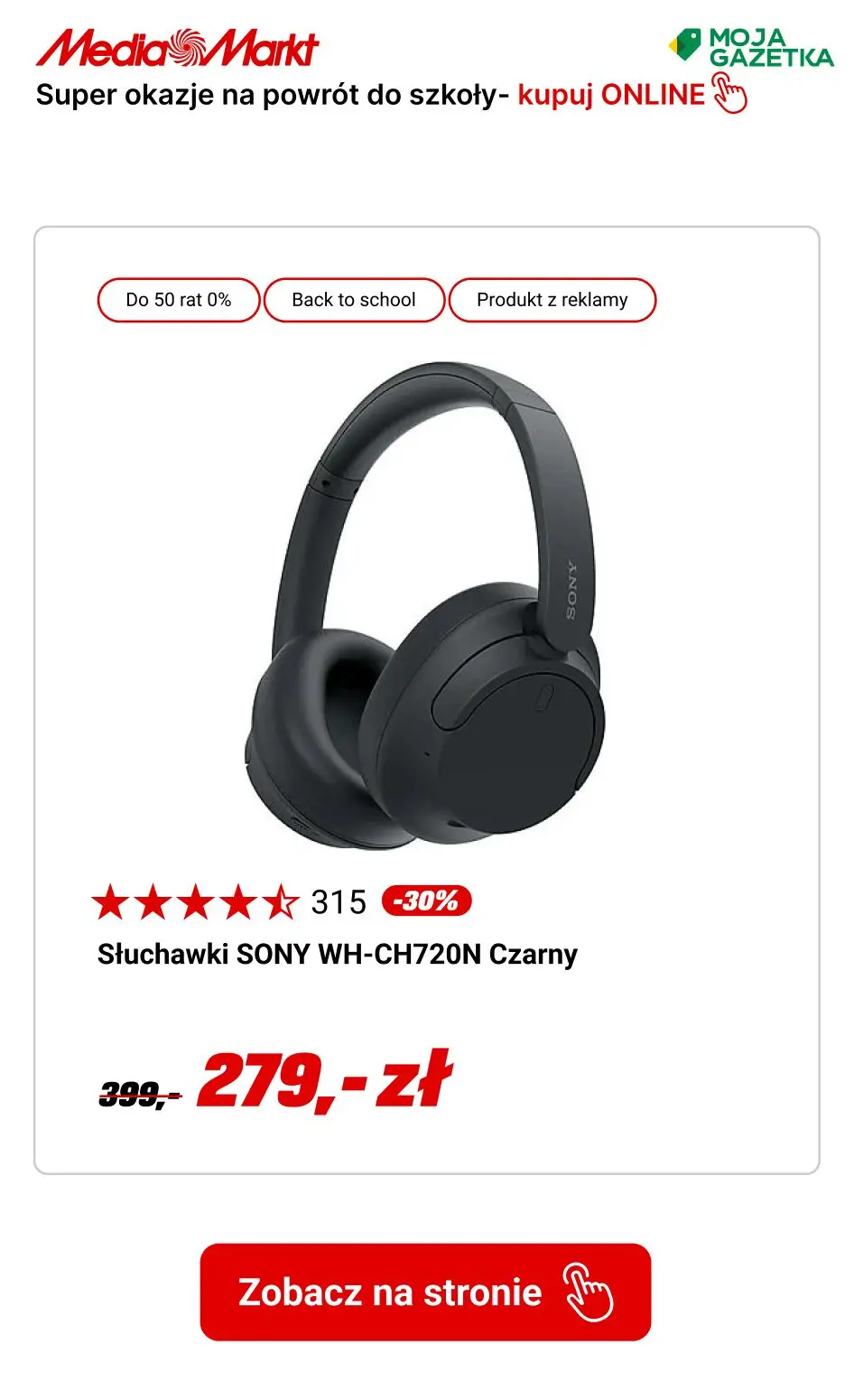 gazetka promocyjna Media Markt Super oferty na BACK to SCHOOL! Skorzystaj już teraz - Strona 9