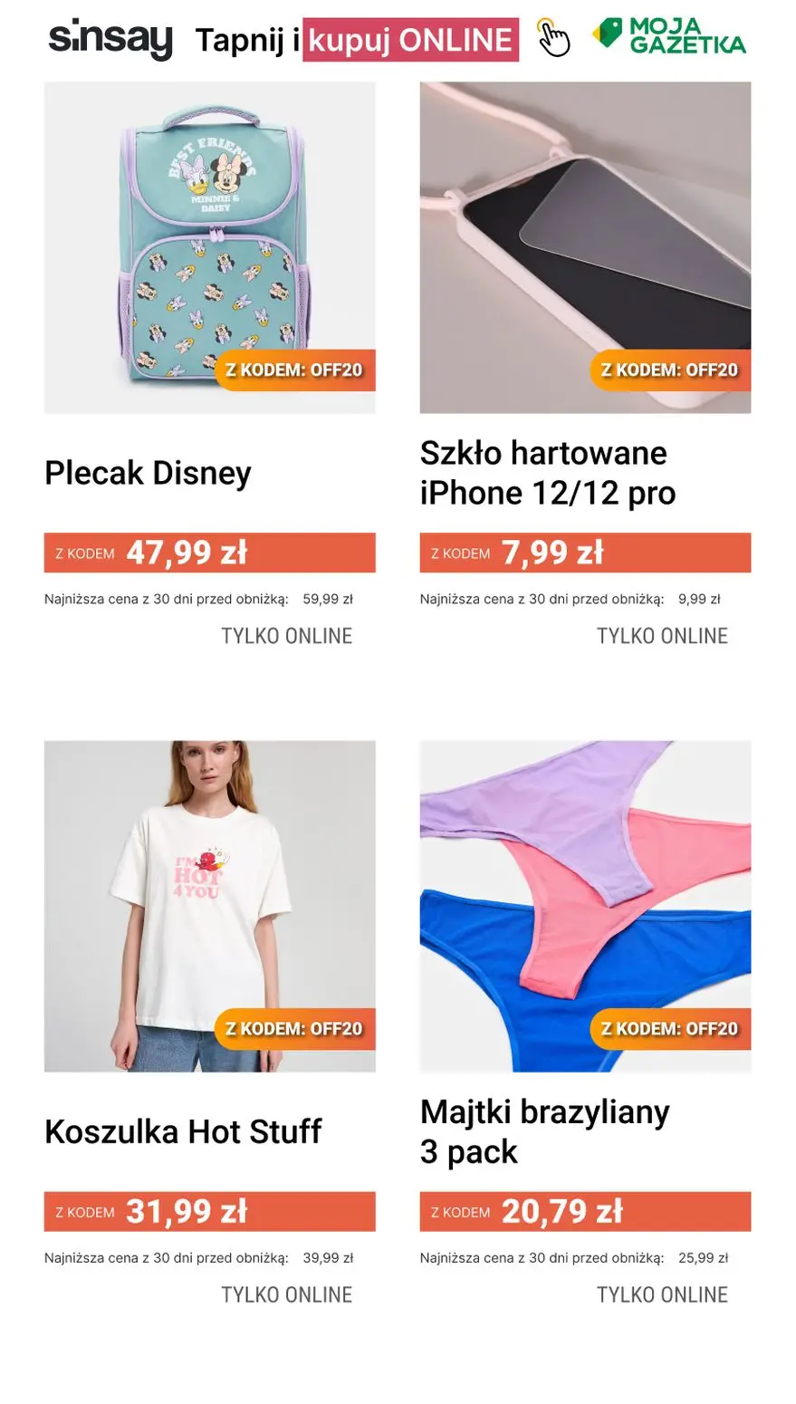 gazetka promocyjna Sinsay ☀️ [-20%] na CAŁĄ kategorię Oferta Miesiąca 👉 - Strona 2