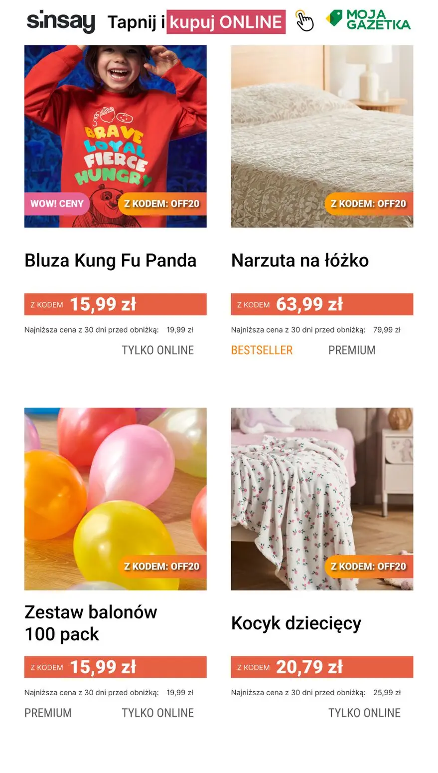 gazetka promocyjna Sinsay ☀️ [-20%] na CAŁĄ kategorię Oferta Miesiąca 👉 - Strona 6