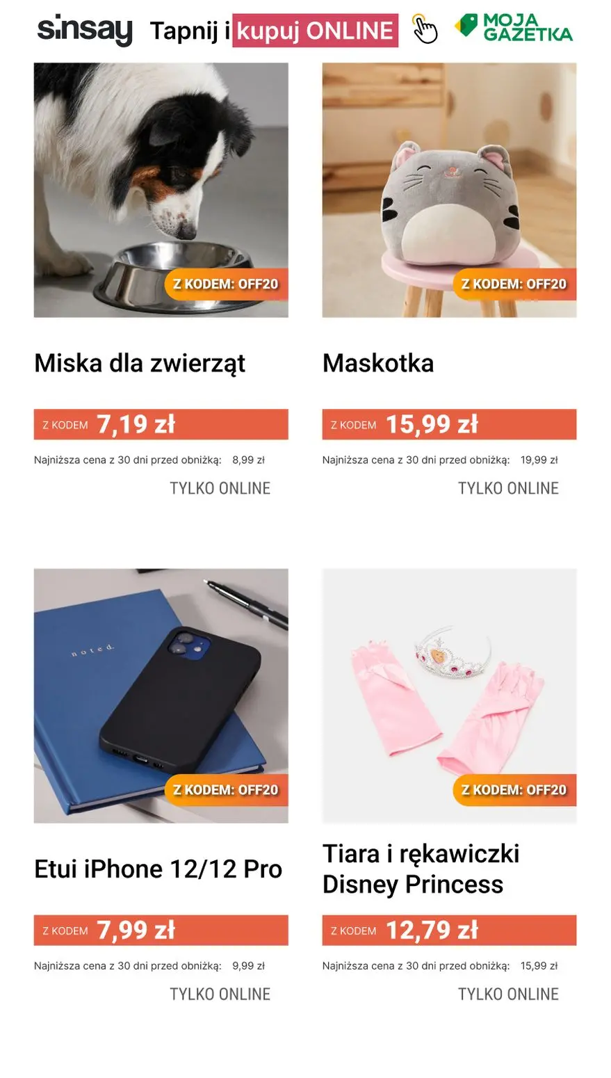 gazetka promocyjna Sinsay ☀️ [-20%] na CAŁĄ kategorię Oferta Miesiąca 👉 - Strona 7