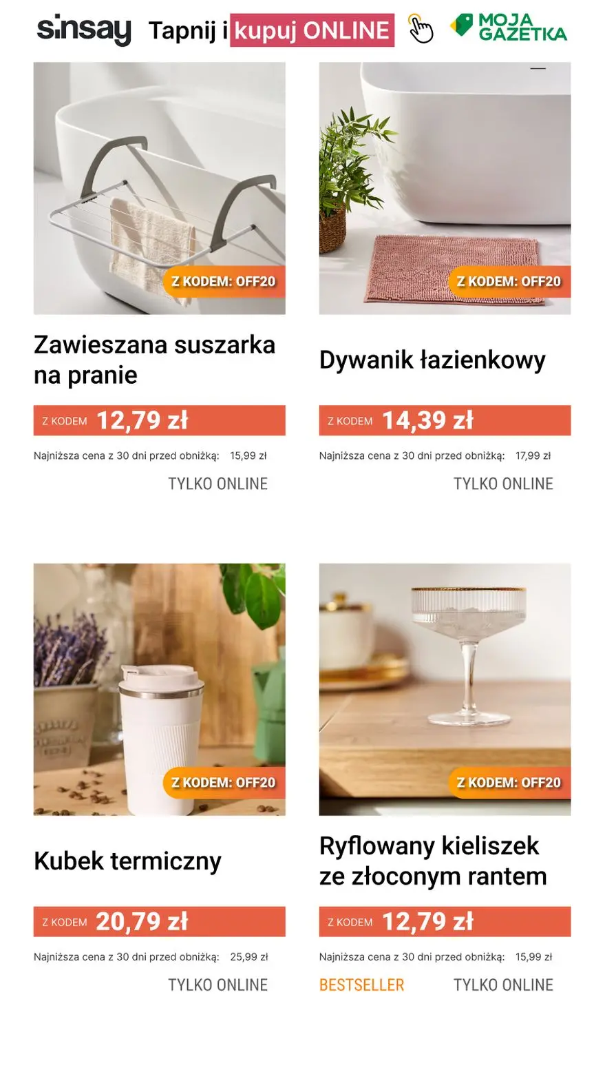 gazetka promocyjna Sinsay ☀️ [-20%] na CAŁĄ kategorię Oferta Miesiąca 👉 - Strona 8