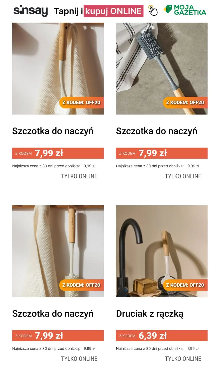 gazetka promocyjna Sinsay ☀️ [-20%] na CAŁĄ kategorię Oferta Miesiąca 👉 - Strona 11