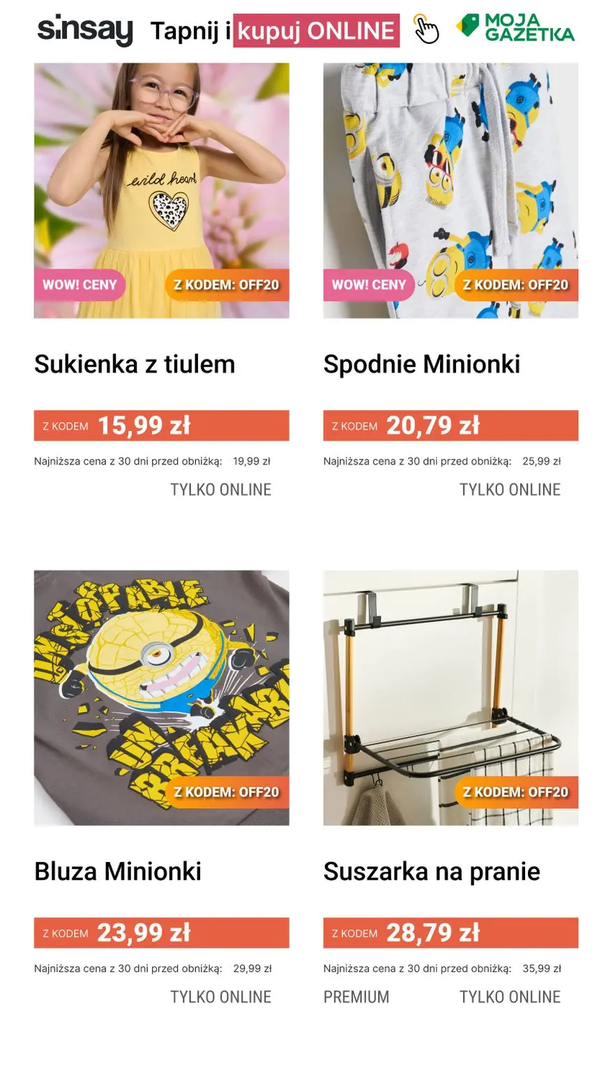 gazetka promocyjna Sinsay ☀️ [-20%] na CAŁĄ kategorię Oferta Miesiąca 👉 - Strona 12