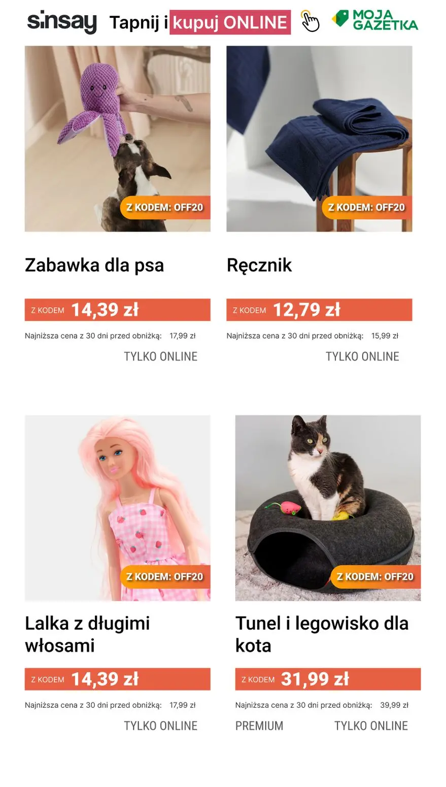 gazetka promocyjna Sinsay ☀️ [-20%] na CAŁĄ kategorię Oferta Miesiąca 👉 - Strona 13