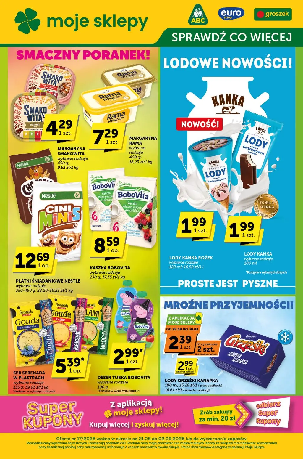 gazetka promocyjna groszek Sprawdź co więcej - Strona 1