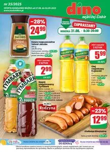 Gazetka promocyjna dino, ważna od 2025-08-27 do 2025-09-02.